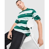 Mens adidas Originals Stripe Maglia - Verde, verde