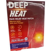 Deep Heat Patches 4 pack