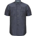 Shirts Kravitz Chambray Short Sleeve Shirt in Indigo Slub - Dissident / S - Tokyo Laundry