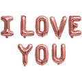 I LOVE YOU ballon Rosé (40CM)
