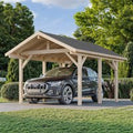 12' x 17' Palmako Robert Wooden Carport (3.5m x 5.1m)