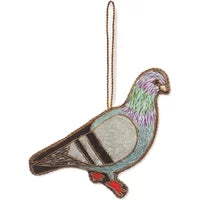 Embroidered Pigeon Decoration