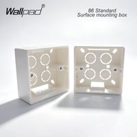 86 Type Surface Mounted Bottom Box Universal Wall Switch Socket Junction Box External Wiring Bottom Box CE Certified