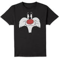 Looney Tunes Sylvester Face T-shirt - Zwart - M