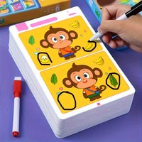 Children's Focus and Observation Training, Spot the Difference, from Hyperactivity to Concentration, Educational Game Cards
