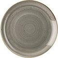 Churchill Stonecast Peppercorn Grey Coupe Plate 10.25 Inch / 26cm (Set of 12)