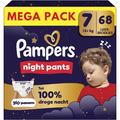 Pampers - Night Pants - Maat 7 - Mega Pack - 68 luierbroekjes