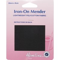 Hemline Repair Fabric Black