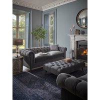 Dalvik Three Seater Sofa - Cardamom Opulent Cotton Velvet