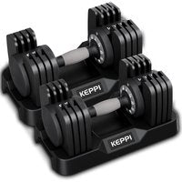 Strength Training Equipment - Adjustable 4-40LB Dumbbells Set DBA40 Pair