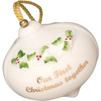 Belleek Classic Our First Christmas