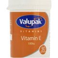 Valupak Vitamin E 100iU 30 Capsules