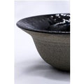 7,5' Midnight Aegean Surge Handmade Grey Stoneware Bowl
