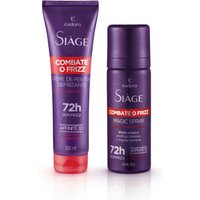 Combo Siàge Combate o Frizz: Creme Defrizante 100ml + Magic Spray 50ml
