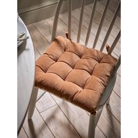 Plush Velvet Seat Pad - Henna