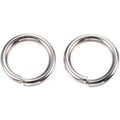 Anelli di congiunzione in acciaio inossidabile 304 anti-ossidazione, anelli di salto aperti, colore acciaio inossidabile, 10x1.5mm, diametro interno: 7mm, 15 gauge