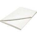1951 Plain Dye Percale Super Kingsize Flat Sheet, Cream