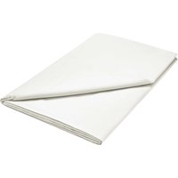 1951 Plain Dye Percale Super Kingsize Flat Sheet, Cream