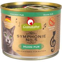 GranataPet Symphonie 12 x 200 g Umido per gatto - Pollo puro