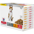 Hill's Science Plan Adult Sterilised piščanec - Dopolnilo: 12 x 85 g Hill's Science Plan Young Adult Sterilised piščanec & losos