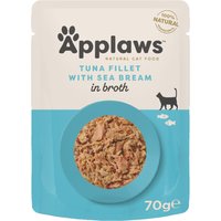 Mega pakiranje Applaws vrečke 12 x 70 g - Tuna & ploščič