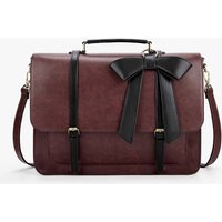 Cocoa Truffle Ecosusi Classic Bow Briefcase