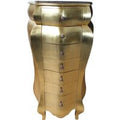 Casa Padrino Barock Kommode Gold Antik-Look 131 x 68 x 46 cm - Antik Stil