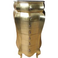 Casa Padrino Barock Kommode Gold Antik-Look 131 x 68 x 46 cm - Antik Stil