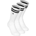 Quiet Please College Tennissocken 3er Pack - Weiß