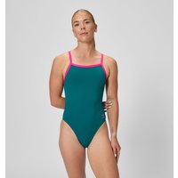 Maillot de bain Femme Club Training Turnback bleu sarcelle
