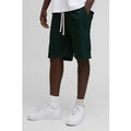Pantalón Corto Holgado De Algodón Y Sarga Con Cintura Elástica, Verde