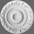 Casa Padrino Stuck Rosette 47 x 47 cm Deckenstuck Deckenrosette Stuckrosette Wandrosette Barock Jugendstil
