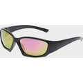 Peter Storm Kids' Square Wrap-Around Sunglasses, Black