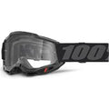 100% Accuri 2 Junior Goggles - Black Frame / Clear Lens
