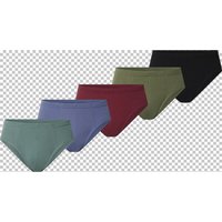 Lot de 5 slips de sport ERBLIN noir olive rouge