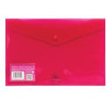 Concord Stud Wallet File Vibrant Polypropylene Foolscap Pink Ref