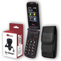 Bundle offer for TTfone Titan TT950 with Nylon Holster Case (TTCB9) and Car Charger (TTCC) EU
