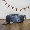 Designer Crushed Velvet Ingot Bean Bag