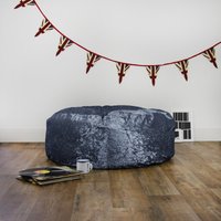Designer Crushed Velvet Ingot Bean Bag