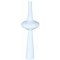 Designer Blumenvase weiss Klavierlack, wunderschÃ¶ne Deko-Vase (H 90cm x B 27cm  x T 27cm) - sehr edle und moderne Vase
