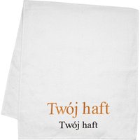 Usługa haftowania na ręczniku - personalizacja