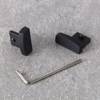 Zaślepka do szyny sufitowej Premium czarna, 1 x 2 x 2,5 cm
