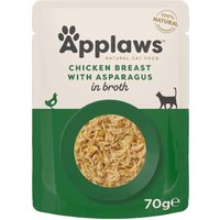 Mega pakiranje Applaws vrečke 12 x 70 g - Piščanec & špargelj