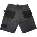 Stanley Mens Sedona Holster Pocket Work Shorts Grey / Black 34"