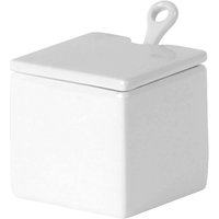 Porcelite Creations Jam / Sugar Pot with Spoon 7 x 7cm (Single)