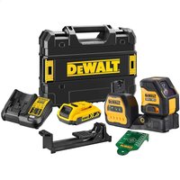 DeWalt DCE088 18v Cordless Self Levelling Cross Line Green Beam Laser 1 x 2ah Li-ion Battery Charger Case