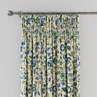 Land & Shore Esther Lined Curtains 90" x 54", Green
