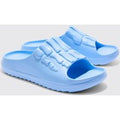 Sandalias Moldeadas Con Perforaciones De Esqueleto, Azul