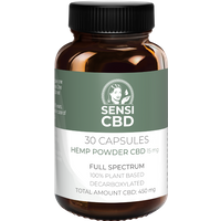 Capsules de poudre de CBD 15 mg, 30 capsules