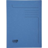Dossiermap Exacompta Clean'Safe 2kleppen blauw 5 stuks